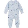imageUnder Armour Baby Boys Coverall Footie Zipup Closure Logo ampamp Printed DesignsOxford Blue Bubble Print
