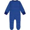 imageUnder Armour Baby Boys Coverall Footie Zipup Closure Logo ampamp Printed DesignsPicasso Blue Stripe