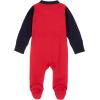 imageUnder Armour Baby Boys Coverall Footie Zipup Closure Logo ampamp Printed DesignsRed Tone Wordmark