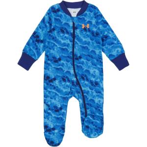 imageUnder Armour Baby Boys Coverall Footie Zipup Closure Logo ampamp Printed DesignsMidnight Navy Tie Dye