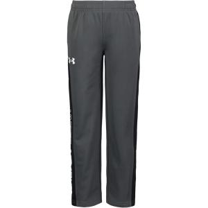 imageUnder Armour Boys Brawler Pant Wordmark PanelPitch Gray Black  Tapered