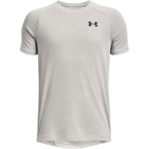 imageUnder Armour Boys Tech 20 ShortSleeve TShirt006 Gray Mist   Black