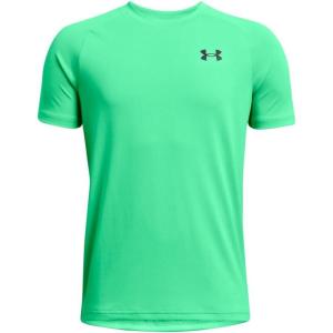 imageUnder Armour Boys Tech 20 ShortSleeve TShirt300 Vapor Green   Black