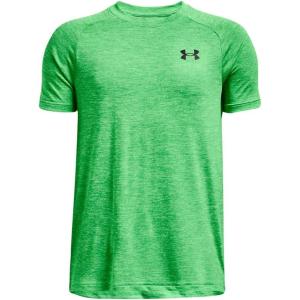 imageUnder Armour Boys Tech 20 ShortSleeve TShirt316 Green Screen   Black