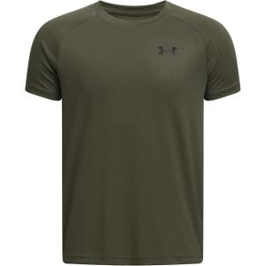 imageUnder Armour Boys Tech 20 ShortSleeve TShirt391 Marine Od Green   Black