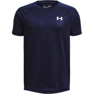 imageUnder Armour Boys Tech 20 ShortSleeve TShirt410 Midnight Navy   White