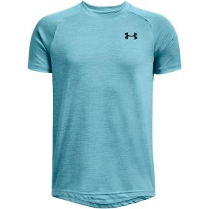imageUnder Armour Boys Tech 20 ShortSleeve TShirt433 Glacier Blue   Black
