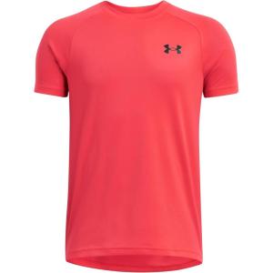imageUnder Armour Boys Tech 20 ShortSleeve TShirt713 Racer Red   Black