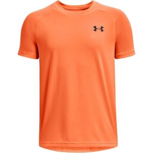 imageUnder Armour Boys Tech 20 ShortSleeve TShirt866 Orange Blast   Black