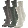 imageUnder Armour Adult Cotton Crew Socks MultipairsNeutral Assorted 6pairs