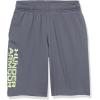 imageUnder Armour Boys Prototype 20 Wordmark ShortsPitch Gray 013Quirky Lime