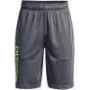 imageUnder Armour Boys Prototype 20 Wordmark ShortsPitch Gray 013Quirky Lime