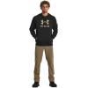 imageUnder Armour Mens Freedom Big Flag Logo Hoodie001 Black   Khaki Base