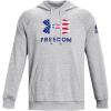 imageUnder Armour Mens Freedom Big Flag Logo Hoodie011 Mod Gray Light Heather   Black