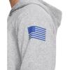 imageUnder Armour Mens Freedom Big Flag Logo Hoodie011 Mod Gray Light Heather   Black