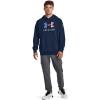 imageUnder Armour Mens Freedom Big Flag Logo Hoodie408 Academy   Steel