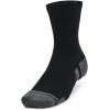 imageUnder Armour Unisex Adult Performance Cotton Mid Socks 3 Pairs001 Black  Black  Pitch Gray