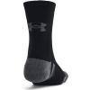 imageUnder Armour Unisex Adult Performance Cotton Mid Socks 3 Pairs001 Black  Black  Pitch Gray