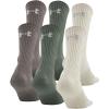 imageUnder Armour Adult Cotton Crew Socks MultipairsNeutral Assorted 6pairs
