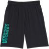 imageUnder Armour Boys Prototype 20 Wordmark Shorts005 Black   Birdie Green