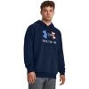 imageUnder Armour Mens Freedom Big Flag Logo Hoodie408 Academy   Steel
