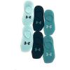 imageUnder Armour Womens 6 Pack Essential Ultra Breathe Lite Low Socks  Breeze BlueAssorted Medium