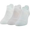imageUnder Armour Womens Breathe No Show Tab Socks 3PairsEnamelWhite