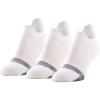 imageUnder Armour Womens Breathe No Show Tab Socks 3PairsWhiteWhiteHalo Gray