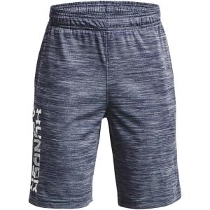 imageUnder Armour Boys Prototype 20 Wordmark Shorts411 Midnight Navy Light Heather   White