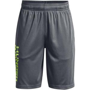 imageUnder Armour Boys Prototype 20 Wordmark ShortsPitch Gray 013Quirky Lime
