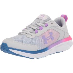 imageUnder Armour UnisexChild Grade School Assert 9 Sneaker106 Halo GrayWhiteVivid Lilac