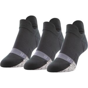 imageUnder Armour Womens Breathe No Show Tab Socks 3PairsBlackBlackJet Gray