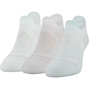 imageUnder Armour Womens Breathe No Show Tab Socks 3PairsEnamelWhite