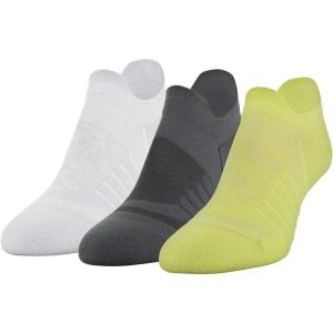 imageUnder Armour Womens Breathe No Show Tab Socks 3PairsNeo Yellow Assorted