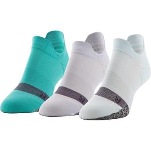 imageUnder Armour Womens Breathe No Show Tab Socks 3PairsSea MistHalo GrayHalo Gray
