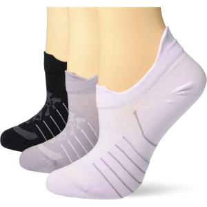 imageUnder Armour Womens Breathe No Show Tab Socks 3PairsSlate PurpleCrystal Lilac