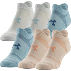 imageUnder Armour Womens Cushioned No Show Socks 6PairsOrange Dream Assorted