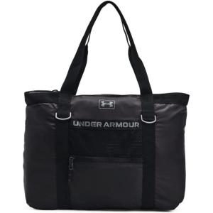 imageUnder Armour Studio Packable Tote Bag001 Black   Metallic Gun Metal