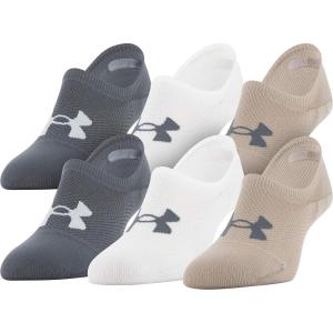 imageUnder Armour Womens Breathe Lite Ultra Low Socks MultipairsBlush Beige Assorted 6pairs