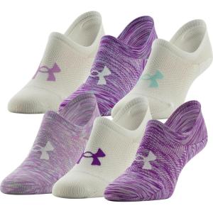 imageUnder Armour Womens Breathe Lite Ultra Low Socks MultipairsNeo Turquoise Assorted 6pairs