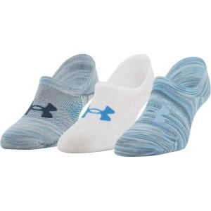imageUnder Armour Womens Breathe Lite Ultra Low Socks MultipairsRadar Blue Assorted 3pairs