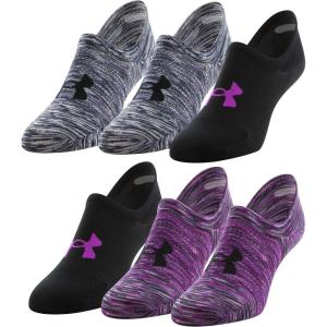 imageUnder Armour Womens Breathe Lite Ultra Low Socks MultipairsStrobe Purple Assorted 6pairs