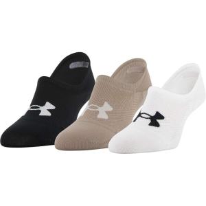 imageUnder Armour Womens Breathe Lite Ultra Low Socks MultipairsWhiteNeutral 3pairs