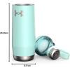 imageUnder Armour Infinity 22oz Water Bottle TwistOff Top for Ice and Protein Shake Shatter and Odor Resistant Stainless SteelBreeze Blue