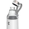 imageUnder Armour Infinity 22oz Water Bottle TwistOff Top for Ice and Protein Shake Shatter and Odor Resistant Stainless SteelSatin White