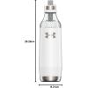 imageUnder Armour Infinity 22oz Water Bottle TwistOff Top for Ice and Protein Shake Shatter and Odor Resistant Stainless SteelSatin White