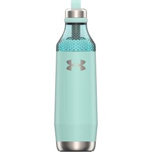 imageUnder Armour Infinity 22oz Water Bottle TwistOff Top for Ice and Protein Shake Shatter and Odor Resistant Stainless SteelBreeze Blue