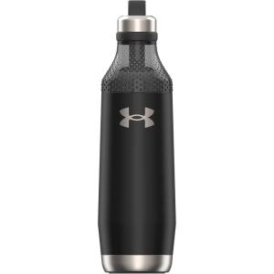 imageUnder Armour Infinity 22oz Water Bottle TwistOff Top for Ice and Protein Shake Shatter and Odor Resistant Stainless SteelSatin Black