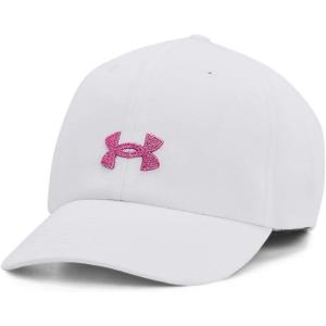 imageUnder Armour Womens Blitzing Wrapback101 White   Metallic Pink Edge