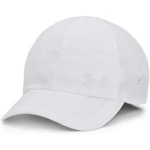 imageUnder Armour Womens Isochill Launch Run Adjustable Hat100 White  White  Reflective